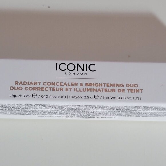 ICONIC LONDON Radiant Concealer & Brightening Duo WARM FAIR 2-in-1 - Picture 4 of 9